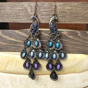 Peacock Earrings